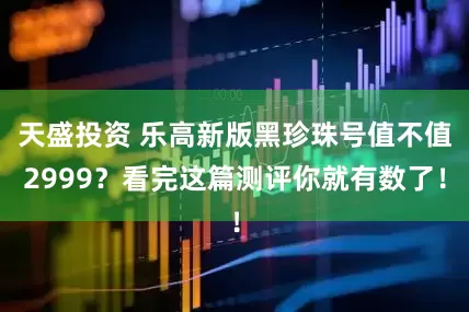 天盛投资 乐高新版黑珍珠号值不值2999？看完这篇测评你就有数了！
